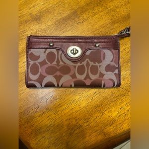 Coach wristlet
